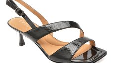 Sandale EPICA negre E417560 din piele naturala lacuita pentru femei