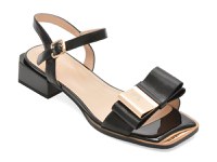 Sandale EPICA negre, XH2411, din piele naturala - 1