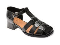 Sandale EPICA negri, 1131G11, din piele naturala lacuita - 1
