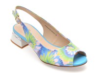 Sandale FLAVIA PASSINI albastre, 3Y609, din piele naturala - 1