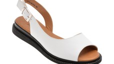Sandale FLAVIA PASSINI albe, 17721, din piele naturala