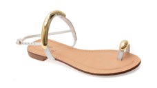 Sandale FLAVIA PASSINI albe, 368506, din piele naturala