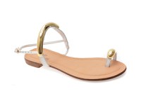 Sandale FLAVIA PASSINI albe, 368506, din piele naturala - 1