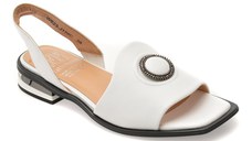 Sandale FLAVIA PASSINI albe, 623, din piele naturala