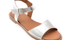 Sandale FLAVIA PASSINI argintii, 2921006, din piele naturala