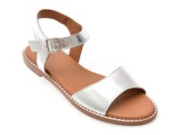 Sandale FLAVIA PASSINI argintii, 2921006, din piele naturala - 1