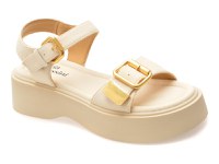 Sandale FLAVIA PASSINI bej, 51117, din piele ecologica - 1