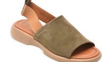 Sandale FLAVIA PASSINI kaki, 1325, din piele intoarsa