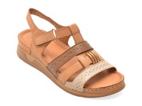 Sandale FLAVIA PASSINI maro, M029, din piele naturala - 1