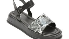 Sandale FLAVIA PASSINI negre, 1143D26, din piele naturala
