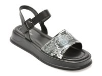 Sandale FLAVIA PASSINI negre, 1143D26, din piele naturala - 1