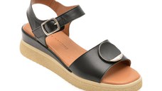 Sandale FLAVIA PASSINI negre, 13221, din piele naturala