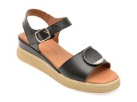 Sandale FLAVIA PASSINI negre, 13221, din piele naturala - 1