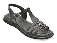 Sandale FLAVIA PASSINI negre, 55275, din piele naturala - 1