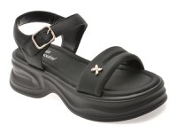 Sandale FLAVIA PASSINI negre, 56111, din piele ecologica - 1
