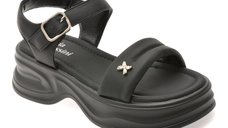 Sandale FLAVIA PASSINI negre, 56111, din piele ecologica