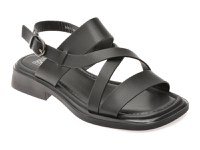 Sandale FLAVIA PASSINI negre, 6A038, din piele naturala - 1