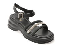 Sandale FLAVIA PASSINI negre, 88219, din piele naturala - 1