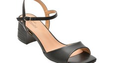 Sandale FLAVIA PASSINI negre, HZY63, din piele naturala