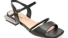 Sandale FLAVIA PASSINI negre, Q2716, din piele naturala