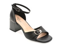 Sandale FLAVIA PASSINI negre, V1030, din piele naturala - 1