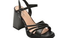 Sandale FLAVIA PASSINI negre, V1083, din piele naturala