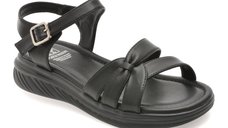 Sandale FLAVIA PASSINI negre, W036, din piele naturala