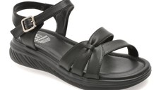 Sandale FLAVIA PASSINI negre, W036, din piele naturala