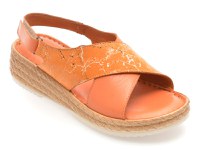 Sandale FLAVIA PASSINI portocalii, 2615, din piele naturala - 1