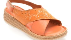 Sandale FLAVIA PASSINI portocalii, 2615, din piele naturala