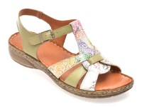 Sandale FLAVIA PASSINI verzi, 2320, din piele naturala - 1