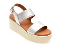 Sandale GEOX argintii, D45M1A, din piele naturala - 1