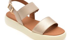 Sandale GEOX bej, D550NA, din piele ecologica
