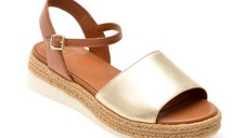 Sandale GEOX maro, D55SRC, din piele naturala