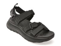 Sandale GEOX negre, U55L0A, din piele ecologica - 1