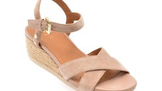Sandale GEOX nude, D55HHB, din piele intoarsa