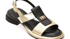 Sandale GRYXX aurii, 1181121, din piele naturala