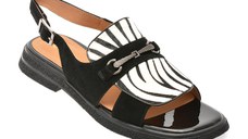 Sandale GRYXX negre, 22L914, din piele intoarsa