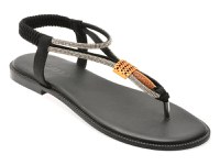 Sandale GRYXX negre, 235810, din piele ecologica - 1