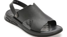 Sandale GRYXX negre, 25SS04, din piele naturala