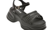 Sandale GRYXX negre, 550886, din piele ecologica