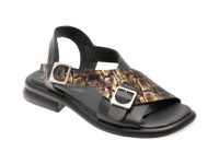 Sandale GRYXX negre, 6561055, din piele naturala - 1