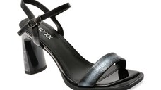 Sandale GRYXX negre, H18, din piele naturala