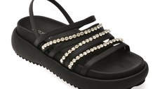 Sandale GRYXX negre, L806, din material textil