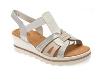 Sandale IMAGE albe, 1152H15, din piele naturala - 1