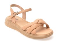 Sandale IMAGE bej, 57111, din piele naturala - 1