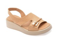 Sandale IMAGE maro, 901960, din piele naturala - 1