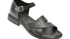 Sandale IMAGE negre, 1766093, din piele naturala