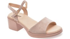Sandale IMAGE roz, 2978, din piele intoarsa