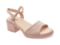 Sandale IMAGE roz, 2978, din piele intoarsa - 1